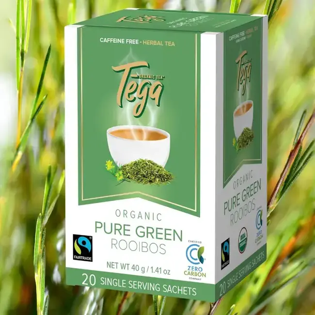 Tega Organic Tea - Green Rooibos 20ct