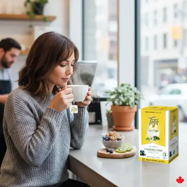 Tega Organic Tea - Chamomile Mint Green Tea 20ct