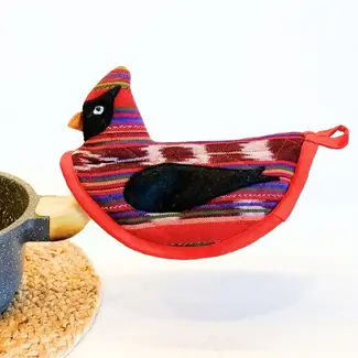 Guatemala Cardinal Pot Holder