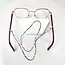 Multi-Coloured Seed Bead Eyeglass Chain