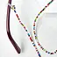 Multi-Coloured Seed Bead Eyeglass Chain