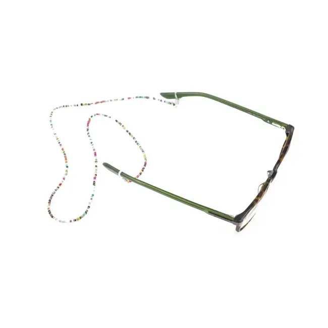 Multi-Coloured Seed Bead Eyeglass Chain