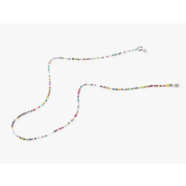 Multi-Coloured Seed Bead Eyeglass Chain