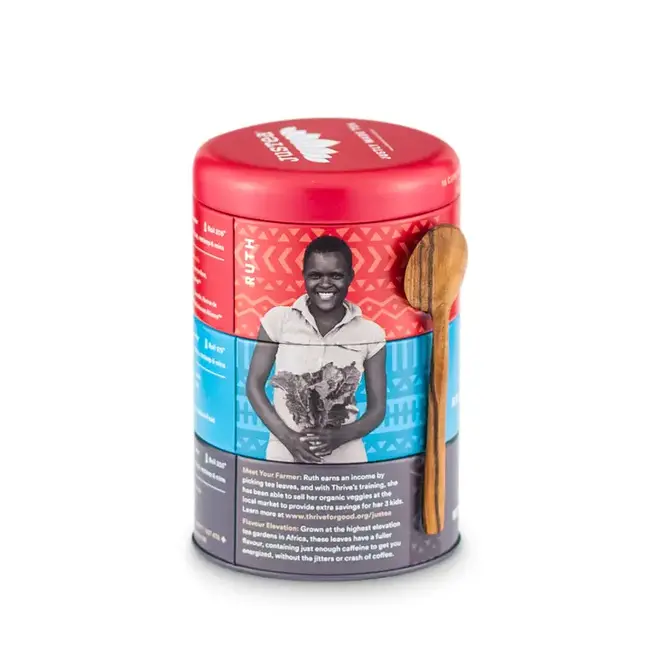 JusTea - Black Tea Trio Tin & Spoon