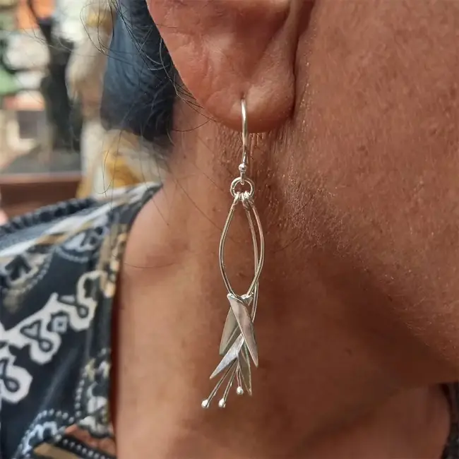 Earrings  - Blossom Out, Sterling Silver