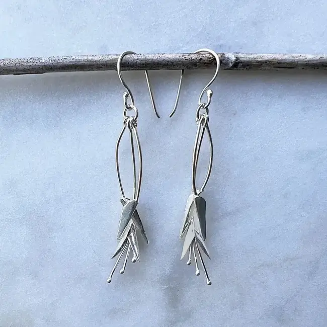 Earrings  - Blossom Out, Sterling Silver