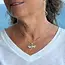 Graceful Dragonfly Necklace - Sterling Silver