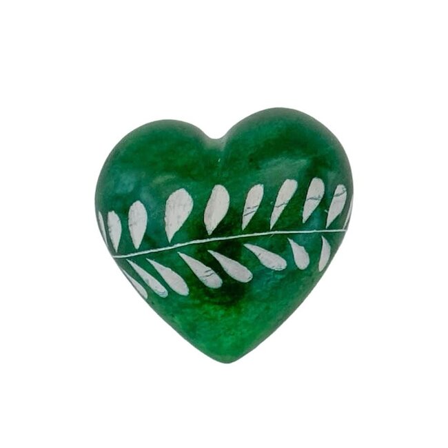 Heart-Shaped Kisii Stone Paperweights