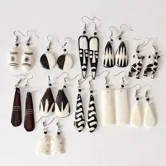 Kenya Bone Earrings