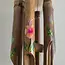 Bamboo Wind Chime - Painted Flower Birdhouse