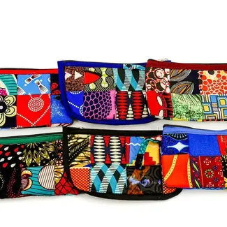 Kenya Patchwork Cosmetic Bag