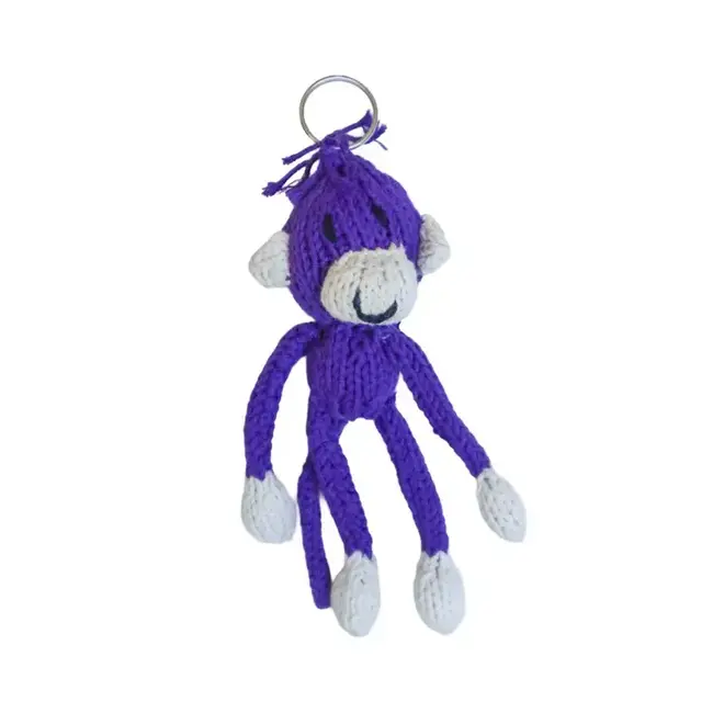 Organic Cotton Animal Keychain