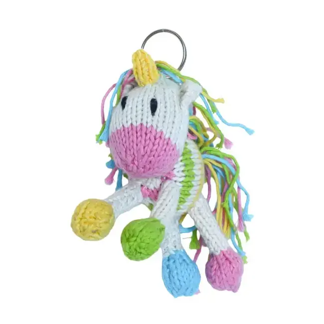 Organic Cotton Animal Keychain