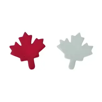 Kenya Soapstone Maple Leaf Magnet