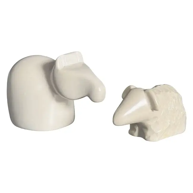 Natural Soapstone Nativity - 5 Piece