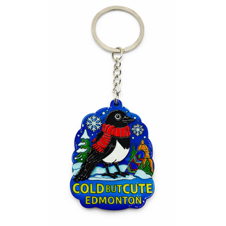 Colombia Keychain - Cold But Cute Magpie