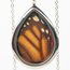 Butterfly Jewelry Monarch Teardrop Pendant Necklace