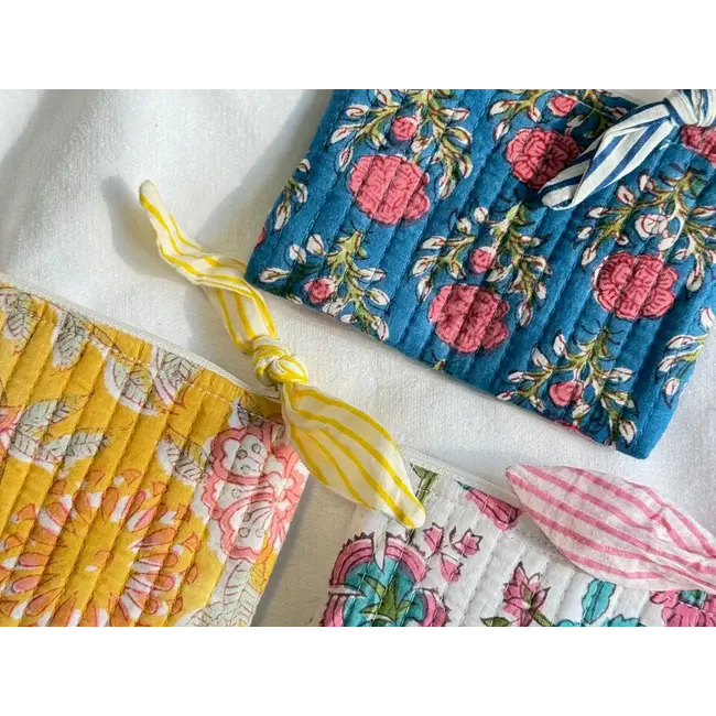 Blockprinted Coin/Card Purse