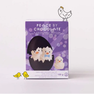 Canada Peace By Chocolate - Easter Egg w/ Chicks 100g