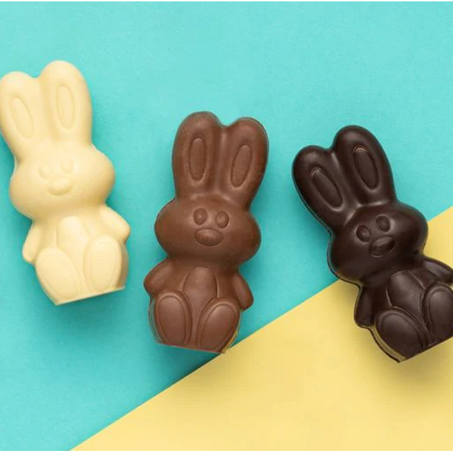 Peace By Chocolate - Easter Hollow Bunny 3 Pack 150g