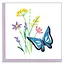 Quilling Card - Butterfly & Wildflowers