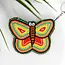 Coin Purse - Beaded Butterfly Keychain