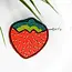 Coin Purse - Beaded Strawberry Tutti Frutti
