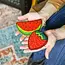 Coin Purse - Beaded Strawberry Tutti Frutti