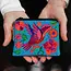 Coin Purse - Embroidered Hummingbird