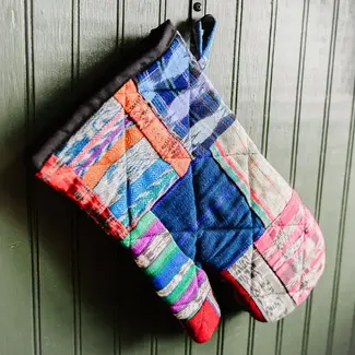 Guatemala Oven Mitts - Patchwork (Set of Two)