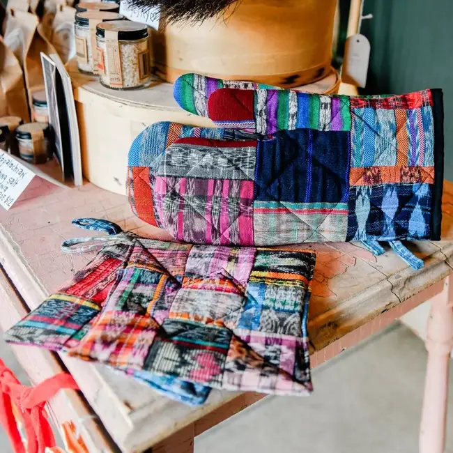 Oven Mitts - Patchwork (Set of Two)