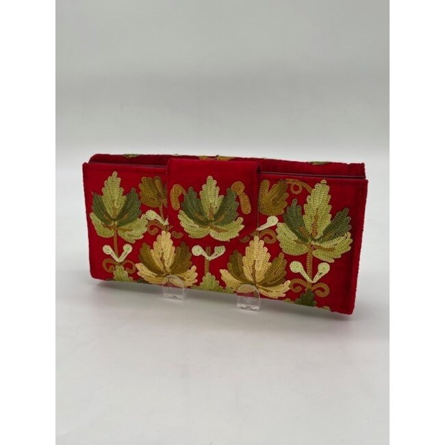 Wallet - Embroidered Velvet