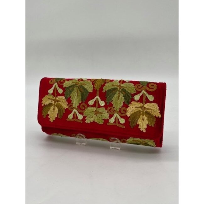 Wallet - Embroidered Velvet