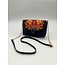 Bag - Embroidered Velvet & Vegan Leather w/ Clasp