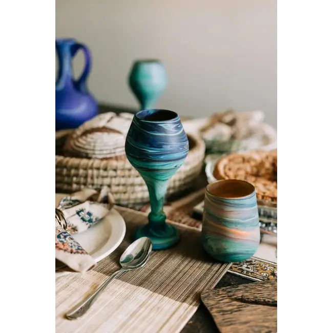 Phoenician Glass Goblet