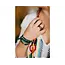 Ring - Leather Geometric Spiral