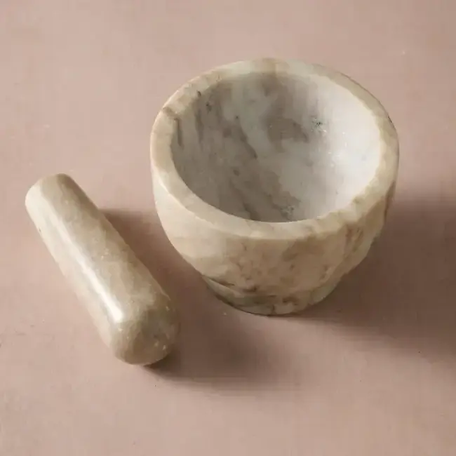 Mortar + Pestle - Morchana Marble
