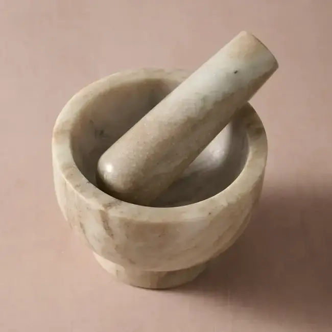 Mortar + Pestle - Morchana Marble