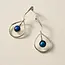 Earrings - Kaksha Silver Cobalt Bead Drop