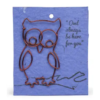 Kenya Bookmark - Wire Owl