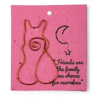 Kenya Bookmark - Wire Cat