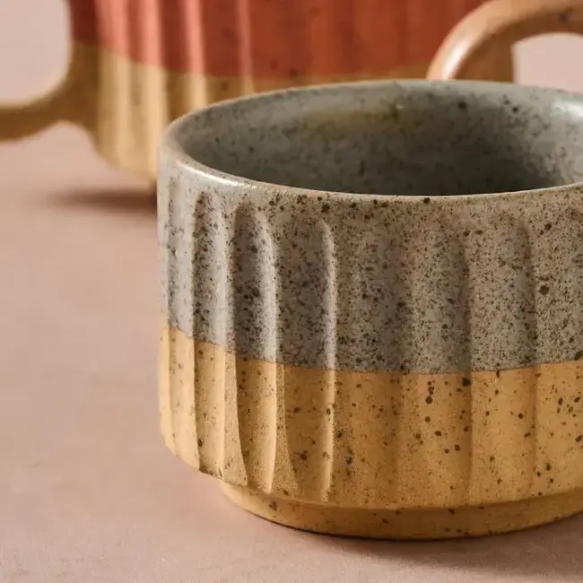 Espresso Mugs - Sundara Fluted Ceramic