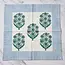 Napkin - Devika Floral + Stripe Block Print