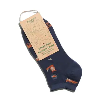 India Conscious Step Ankle Socks that Protect Foxes