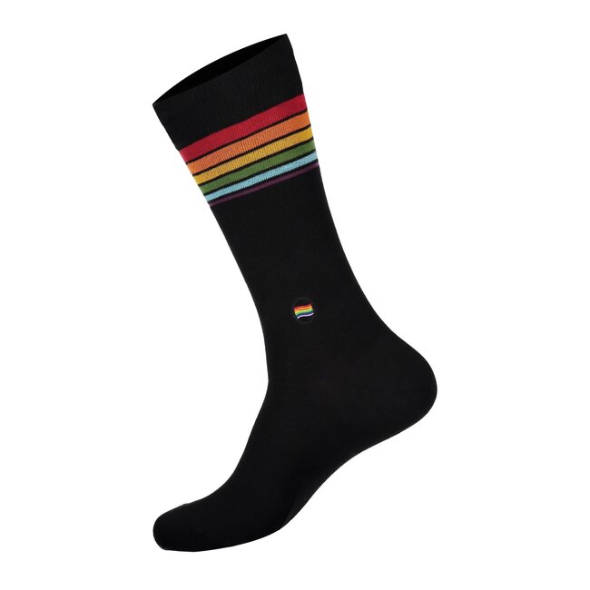Conscious Step Socks that Save LGBTQ Lives - Classic Rainbow Stripe