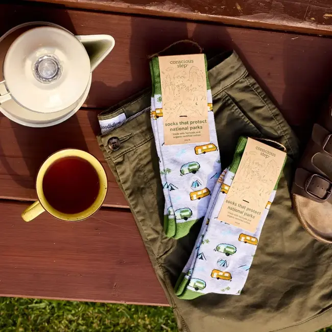 Conscious Step Socks that Protect National Parks - Green Campers