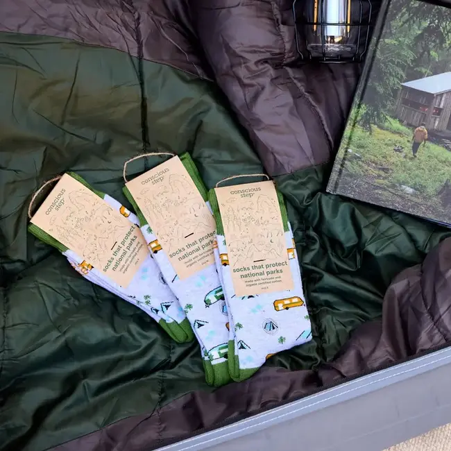 Conscious Step Socks that Protect National Parks - Green Campers