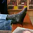 Conscious Step Socks that Support Music - Gray Music Notes