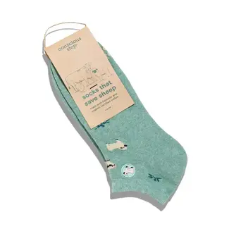 India Conscious Step Ankle Socks that Save Sheep