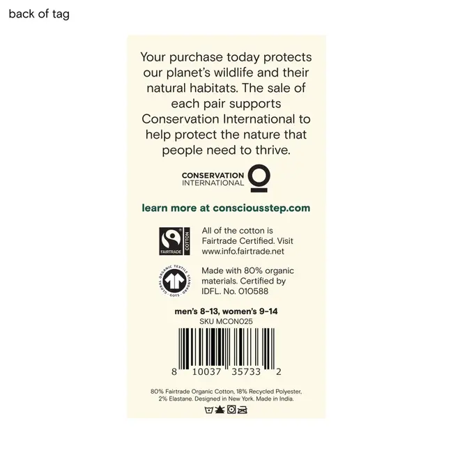Conscious Step Socks that Protect Red Pandas